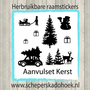 raamfolie aanvulling kerst