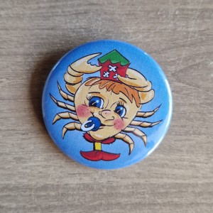 Buttonblauwkrabbeke