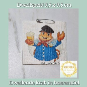 Dweilspeld_vierkant_krab_in_boerenkiel